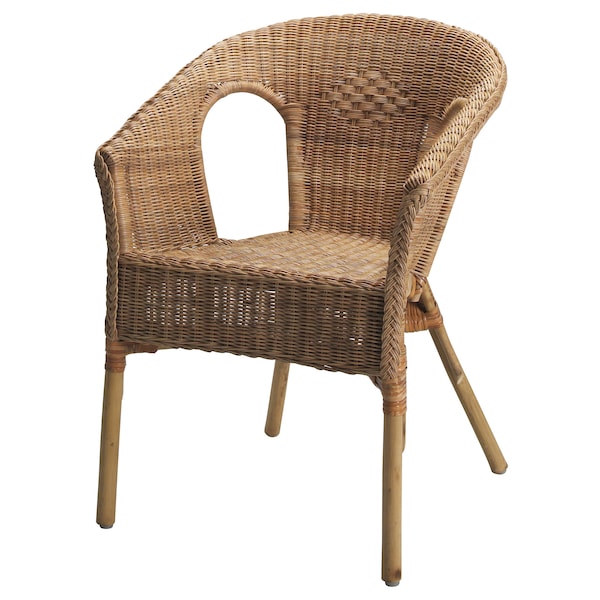 IKEA AGEN Armchair, rattan, bamboo , IKEA Sale | 92378PRBK