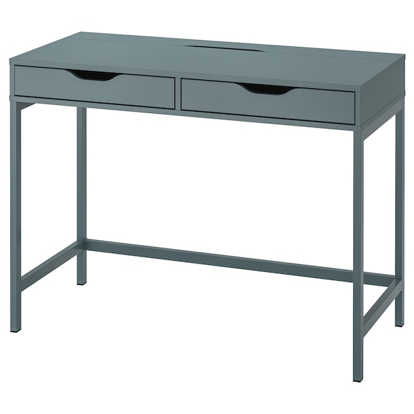 IKEA ALEX desk, gray-turquoise, 39 3/8x18 7/8 in , IKEA Sale | 82631SHKJ