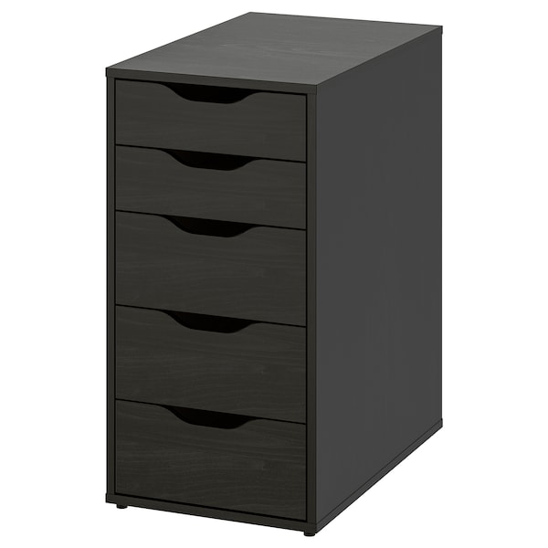 IKEA ALEX drawer unit, black-brown, 14 1/8x27 1/2 in , IKEA Sale | 50716MEGA