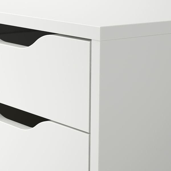 IKEA ALEX drawer unit on casters, white/black, 14 1/8x29 7/8 in , IKEA Sale | 09453MFQV