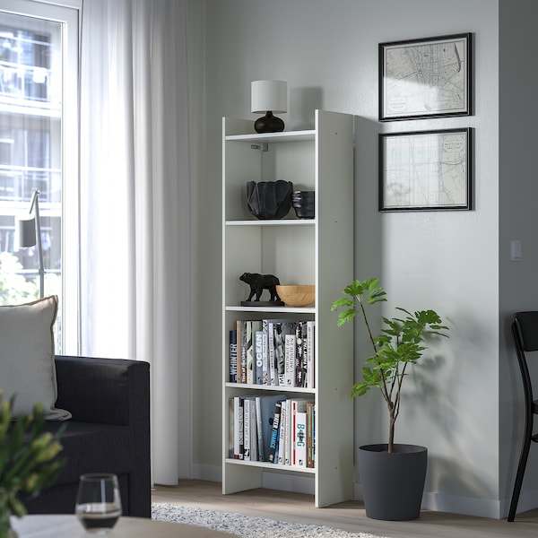 IKEA BAGGEBO bookcase, white, 19 5/8x9 7/8x63 in , IKEA Sale | 70986JFSE