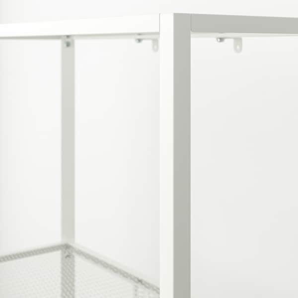 IKEA BAGGEBO shelf unit, metal/white, 23 5/8x9 7/8x45 5/8 in , IKEA Sale | 34160HDPY