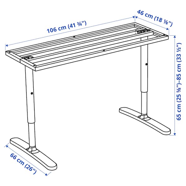 IKEA BEKANT Underframe for table top, white, 47  1/4x31  1/2 in , IKEA Sale | 53092HLOP