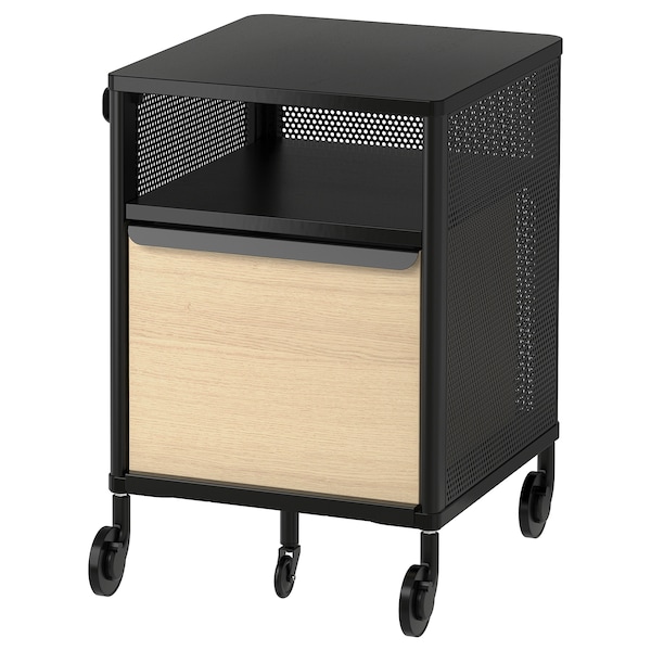 IKEA BEKANT storage unit on casters, mesh black, 16 1/8x24 in , IKEA Sale | 52194OBEP