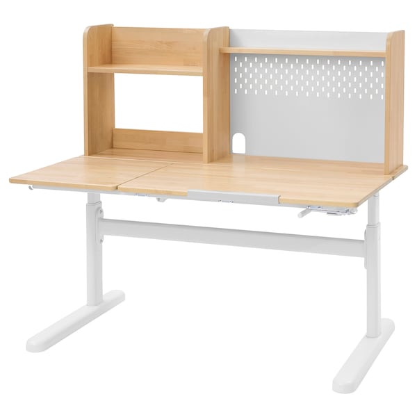 IKEA BERGLÄRKA desk top and shelf, birch, 47 1/4x27 1/2 in , IKEA Sale | 31265RPTK