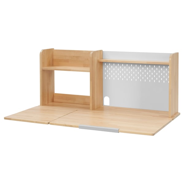 IKEA BERGLÄRKA desk top and shelf, birch, 47 1/4x27 1/2 in , IKEA Sale | 31265RPTK