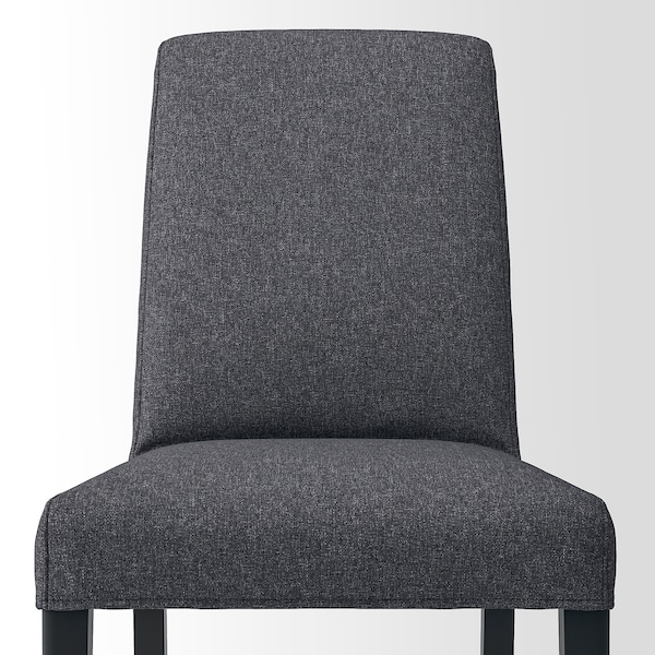 IKEA BERGMUND chair, black/Gunnared medium gray , IKEA Sale | 37904GKFS