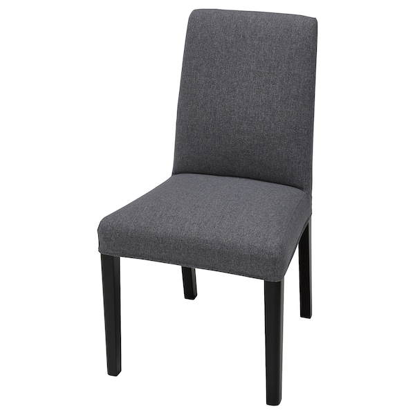 IKEA BERGMUND chair, black/Gunnared medium gray , IKEA Sale | 37904GKFS