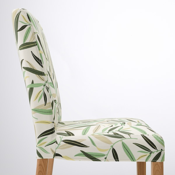 IKEA BERGMUND chair, oak effect/Fågelfors multicolor , IKEA Sale | 71548BZVY