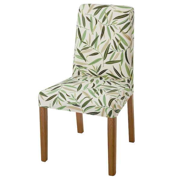 IKEA BERGMUND chair, oak effect/Fågelfors multicolor , IKEA Sale | 71548BZVY