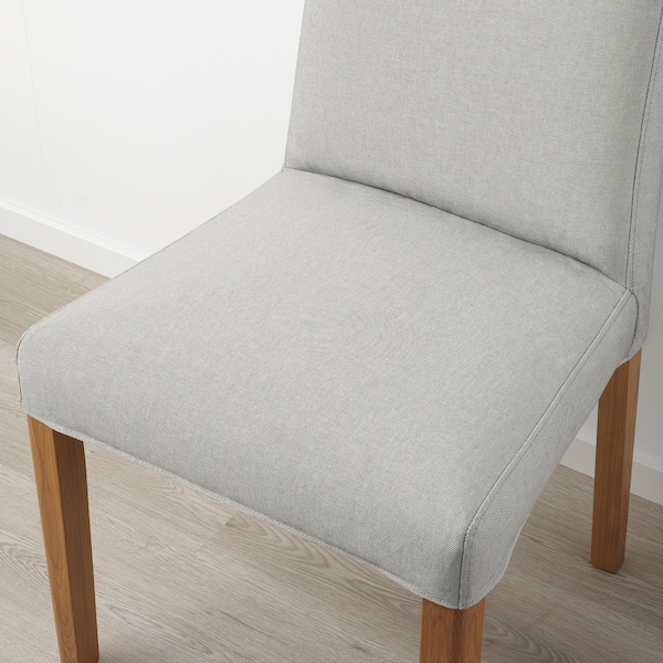 IKEA BERGMUND chair, oak effect/Orrsta light gray , IKEA Sale | 02647ONLU