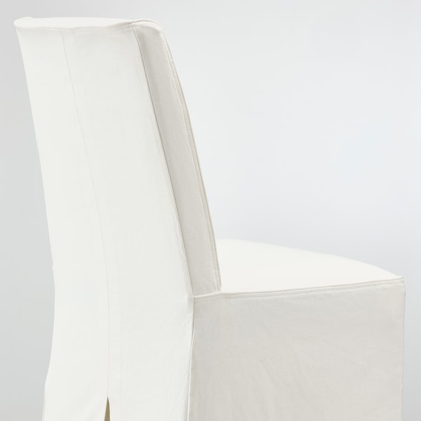 IKEA BERGMUND chair w medium long cover, oak effect/Inseros white , IKEA Sale | 17036VKOX