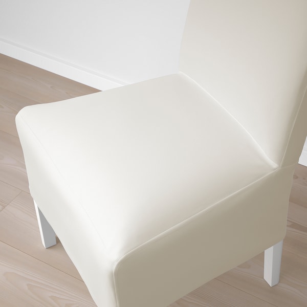 IKEA BERGMUND chair w medium long cover, white/Inseros white , IKEA Sale | 93087LMXK