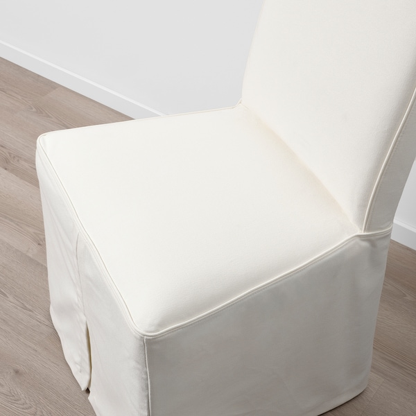 IKEA BERGMUND chair with long cover, oak effect/Inseros white , IKEA Sale | 07689WUZO