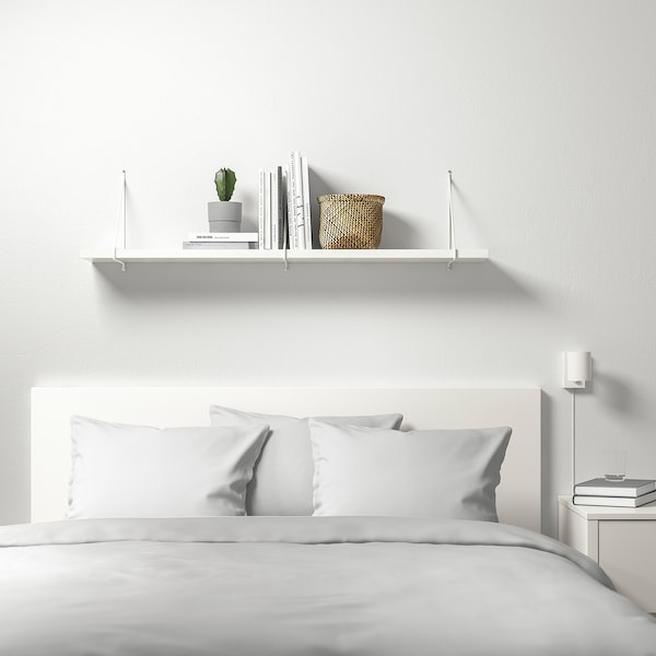 IKEA BERGSHULT / PERSHULT wall shelf, white/white, 47 1/4x7 7/8 in , IKEA Sale | 58241CGIR