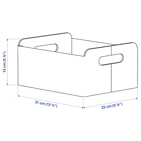 IKEA BESTÅ box, gray, 9 7/8x12 1/4x5 7/8 in , IKEA Sale | 85724CKHP