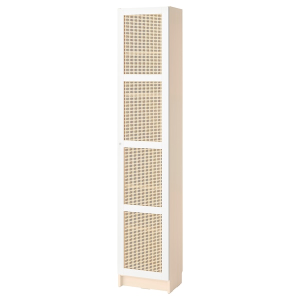 IKEA BILLY / HÖGADAL bookcase with door, birch effect, 15 3/4x11 3/4x79 1/2 in , IKEA Sale | 43192KLOM