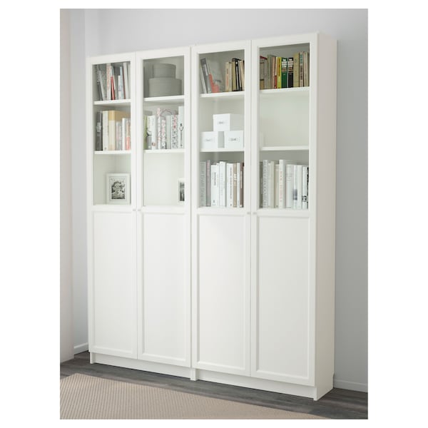 IKEA BILLY / OXBERG bookcase, white, 63x11 3/4x79 1/2 in , IKEA Sale | 70319SYLO