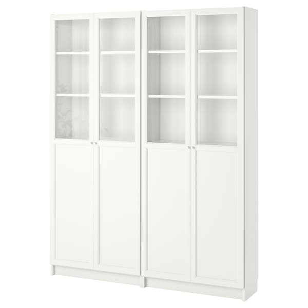 IKEA BILLY / OXBERG bookcase, white, 63x11 3/4x79 1/2 in , IKEA Sale | 70319SYLO