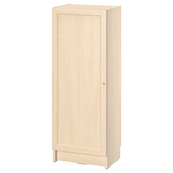 IKEA BILLY / OXBERG bookcase with door, birch effect, 15 3/4x11 3/4x41 3/4 in , IKEA Sale | 01752LSCJ