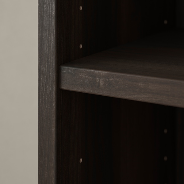 IKEA BILLY bookcase combination, dark brown oak effect, 94 1/2x11x41 3/4 in , IKEA Sale | 04213TNIV