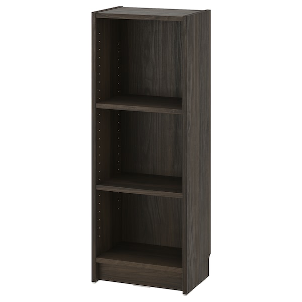 IKEA BILLY bookcase, dark brown oak effect, 15 3/4x11x41 3/4 in , IKEA Sale | 85246RMXE