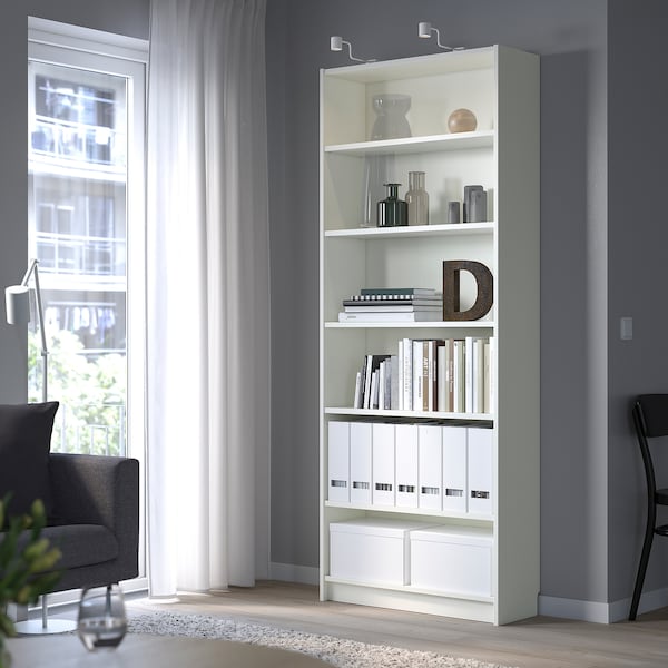 IKEA BILLY bookcase, white, 31 1/2x11x79 1/2 in , IKEA Sale | 40129TIXQ