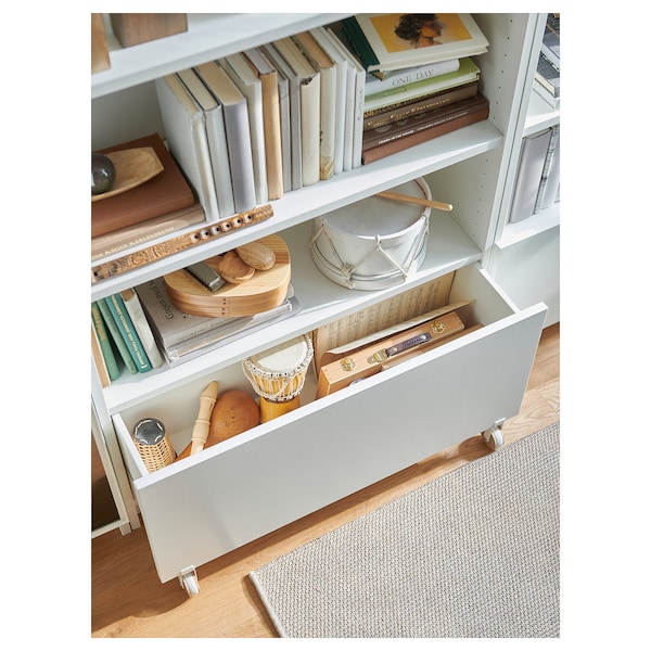 IKEA BILLY drawer, white/with castors, 31 1/2x11x16 7/8 in , IKEA Sale | 76504HEBV