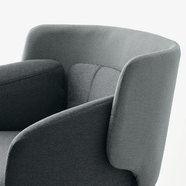 IKEA BINGSTA Armchair, Vissle dark gray/Kabusa dark gray, Width: 27  1/2 in Height: 29  7/8 in. Order today! , IKEA Sale | 31980DTXU