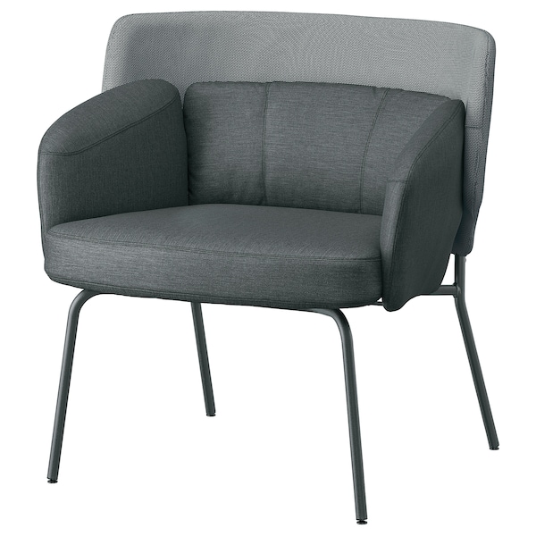 IKEA BINGSTA Armchair, Vissle dark gray/Kabusa dark gray, Width: 27  1/2 in Height: 29  7/8 in. Order today! , IKEA Sale | 31980DTXU