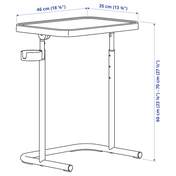 IKEA BJÖRKÅSEN laptop stand, anthracite , IKEA Sale | 59127LCVY