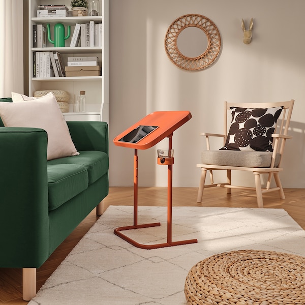 IKEA BJÖRKÅSEN laptop stand, brown-orange , IKEA Sale | 18523RWBJ