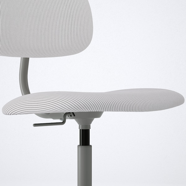 IKEA BLECKBERGET swivel chair, Klovsta white/gray , IKEA Sale | 75834DOLK