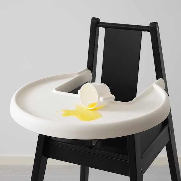 IKEA BLÅMES high chair with tray, black , IKEA Sale | 17964XHSQ