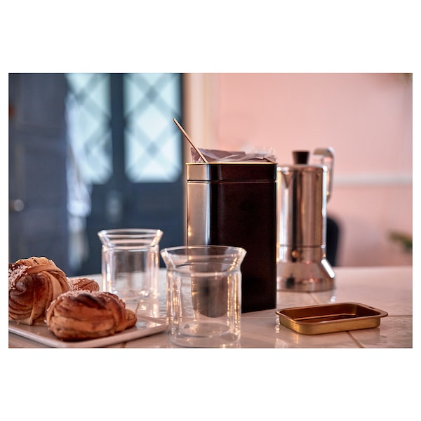 IKEA BLOMNING coffee/tea canister, 4 ¼x2 ¾x7 ¾ in , IKEA Sale | 74012STNF