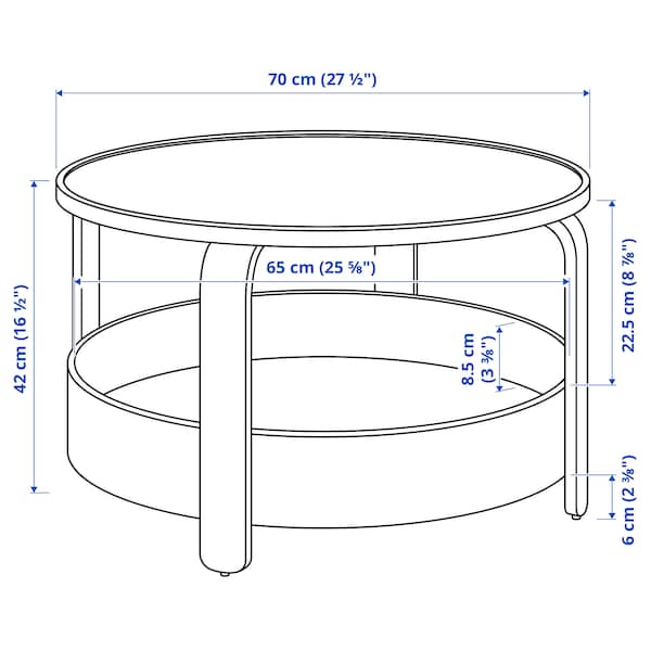 IKEA BORGEBY coffee table, birch veneer, 27 1/2 in , IKEA Sale | 74851HOIV