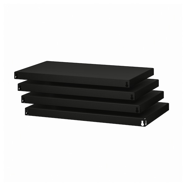 IKEA BROR shelf, black, 33 1/8x21 1/4 in, 4 pack , IKEA Sale | 56380SGIH