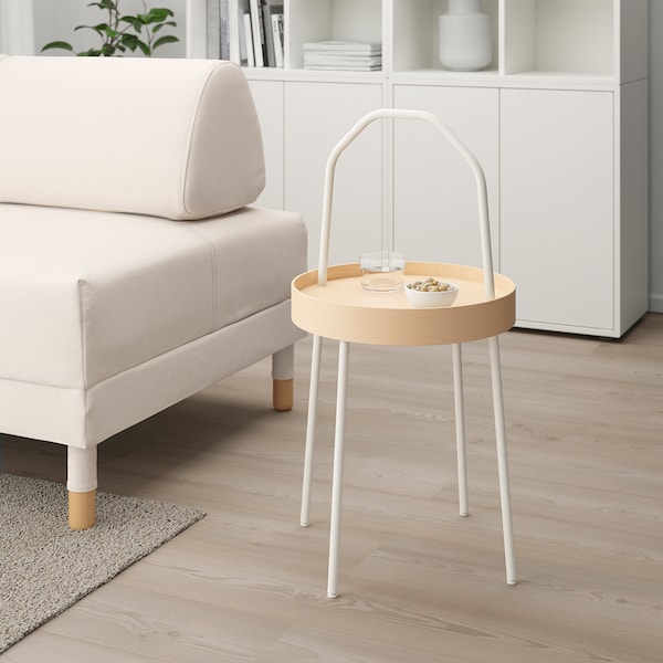 IKEA BURVIK Side table, white, 15 in , IKEA Sale | 50873HWYU