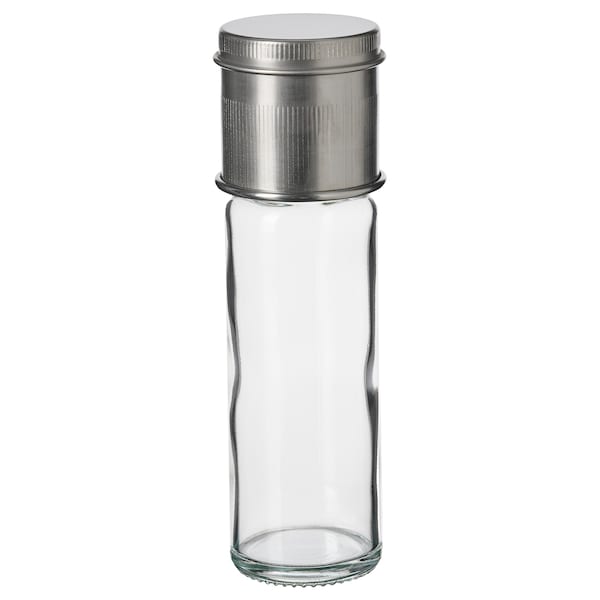 IKEA CITRONHAJ spice mill, clear glass/stainless steel, 6 in , IKEA Sale | 97016XUKC