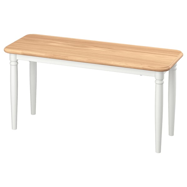 IKEA DANDERYD bench, oak veneer/white, 35 3/8x13 3/4 in , IKEA Sale | 04629DRGF