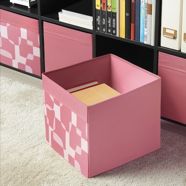 IKEA DRÖNA box, pink/white, 13x15x13 in , IKEA Sale | 64530HUJI