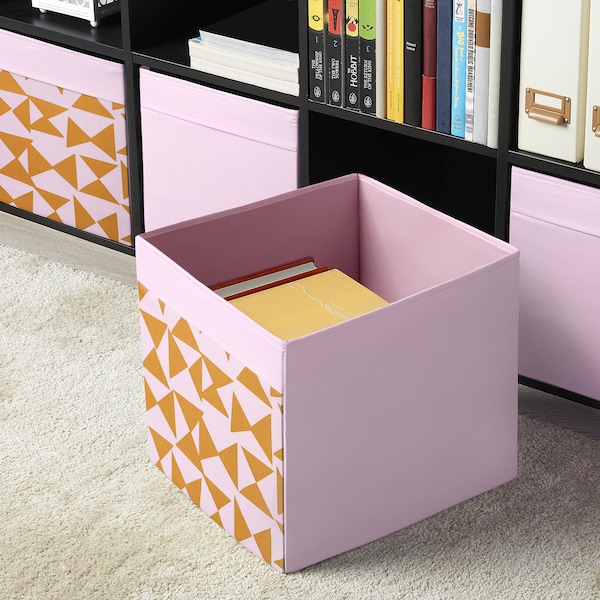 IKEA DRÖNA box, triangle yellow/pink, 13x15x13 in , IKEA Sale | 01375NFKJ