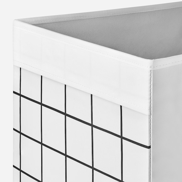 IKEA DRÖNA box, white/check pattern, 13x15x13 in , IKEA Sale | 61092BPSC