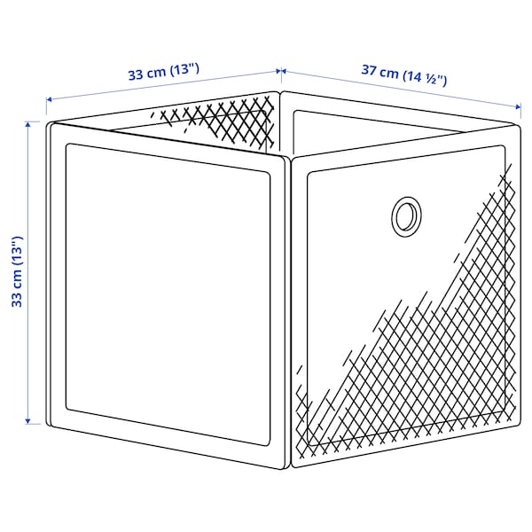 IKEA DRÖNJÖNS storage box, white, 13x14 ½x13 in , IKEA Sale | 60845MKFJ