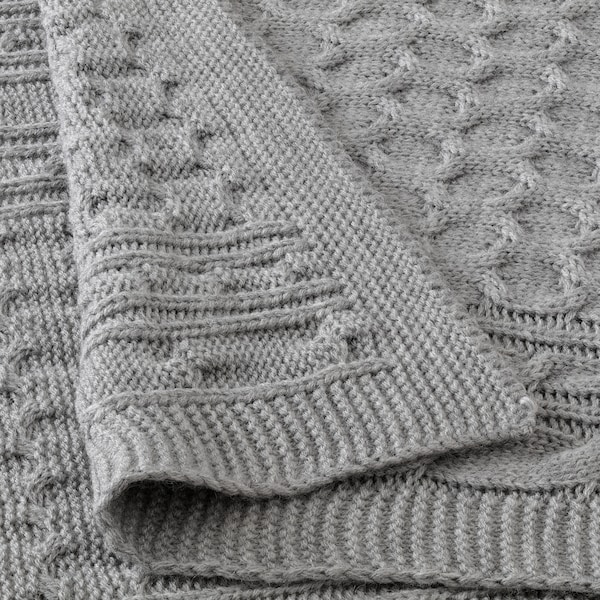 IKEA DÅRÖRT throw, gray, 51x67 in , IKEA Sale | 63201BHWX