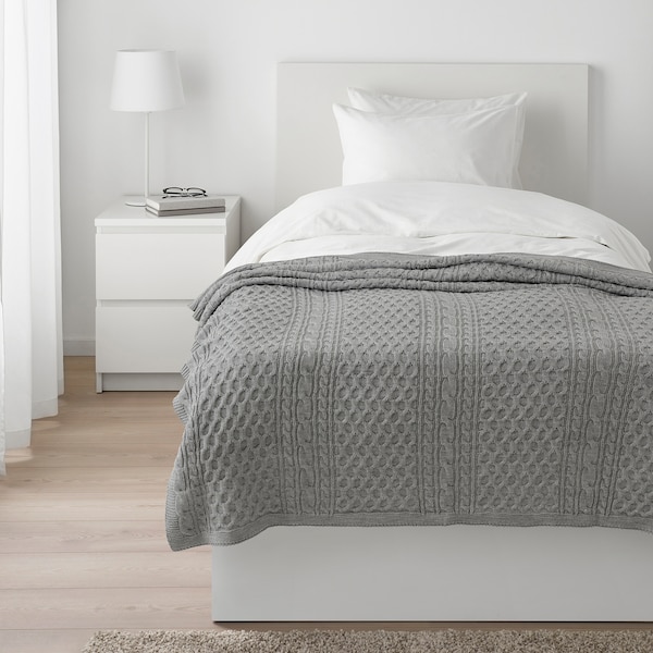 IKEA DÅRÖRT throw, gray, 51x67 in , IKEA Sale | 63201BHWX