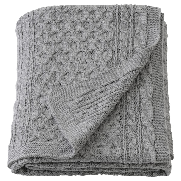 IKEA DÅRÖRT throw, gray, 51x67 in , IKEA Sale | 63201BHWX