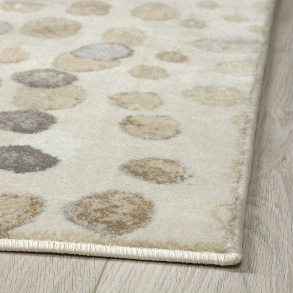 IKEA DUBBELFIL rug, low pile, dot pattern/beige, 7'10 inx9'10 in , IKEA Sale | 93567ATVB