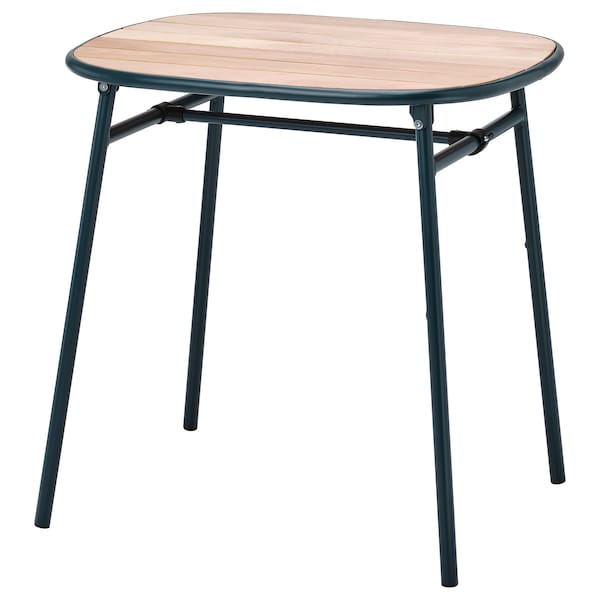 IKEA DUVSKÄR table, outdoor, black-blue/eucalyptus, 29 7/8x24 3/4 in , IKEA Sale | 08597BGSL