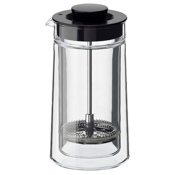 IKEA EGENTLIG French press coffee maker, double-walled/clear glass, 10 oz , IKEA Sale | 20316KJXM